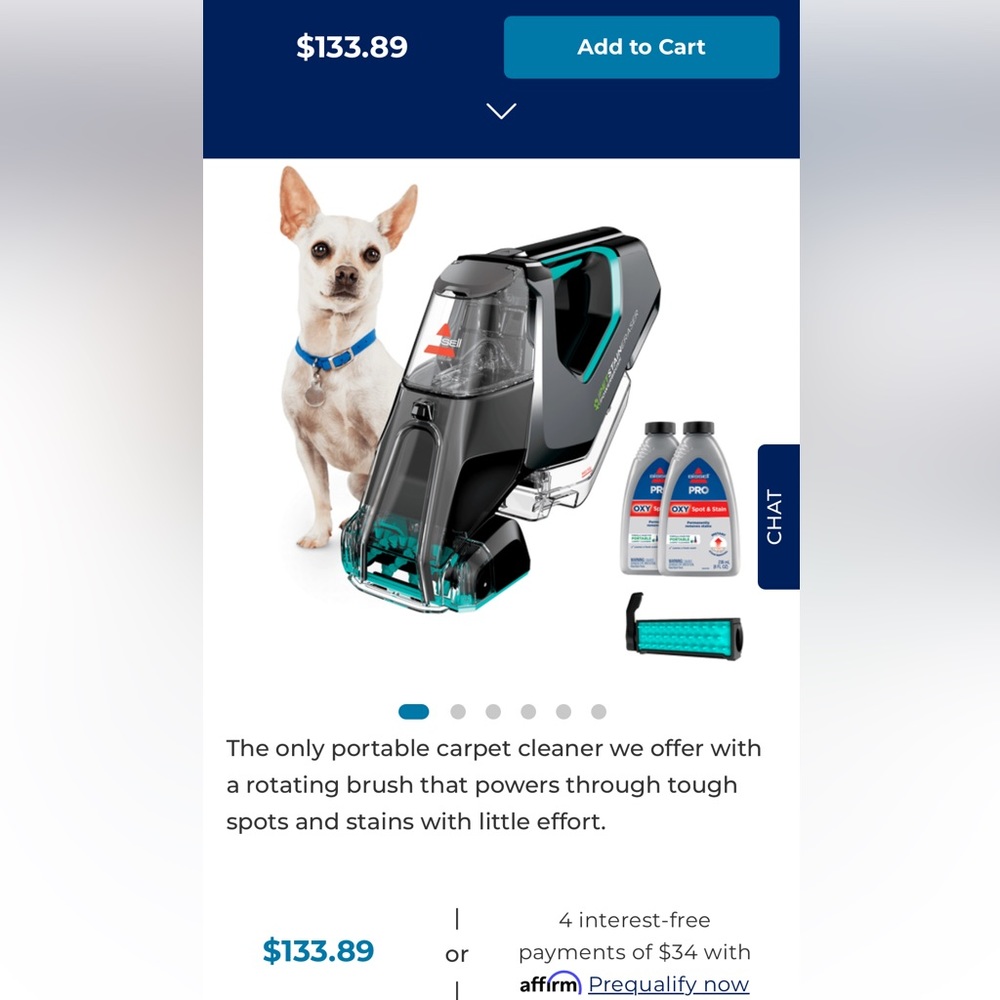 Bissell Pet Stain Eraser and Carpet Cleaner